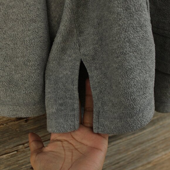 'Looney Tunes' gray quarter zip fleece pull over Tweety hoodie jacket - Picture 3 of 7